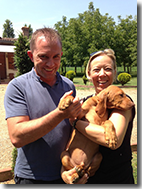 CRISTINA CON GIANCARLO E LASZLO LUGLIO 2013